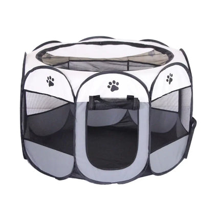 Portable Foldable Outdoor Dogtent Dog House Portable Folding Travel Pet Tent Cat/Dog Cage Easy Operation Large Cat/Dog Fences