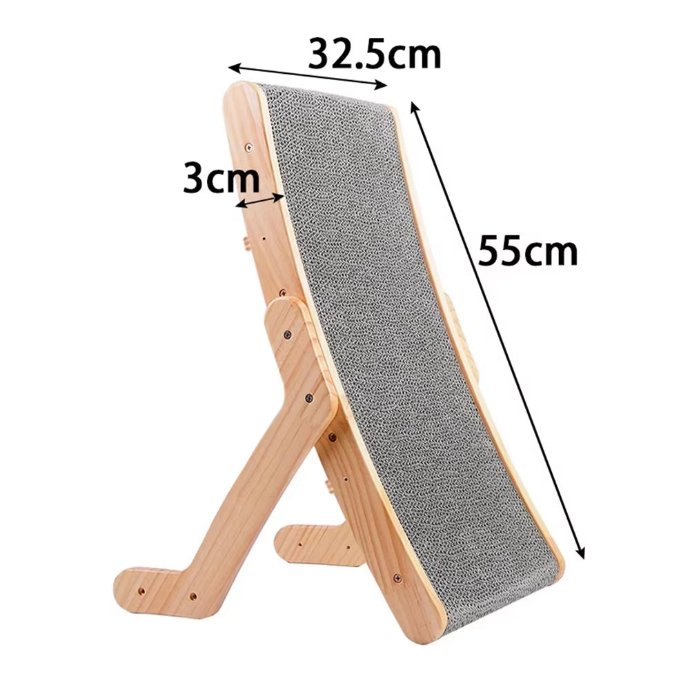 Wood anti Cat Scratcher Cat Scratch Board Bed 3 in 1 Pad Vertical Pet Cat Toys Grinding Nail Scraper Mat Training Grinding Claw